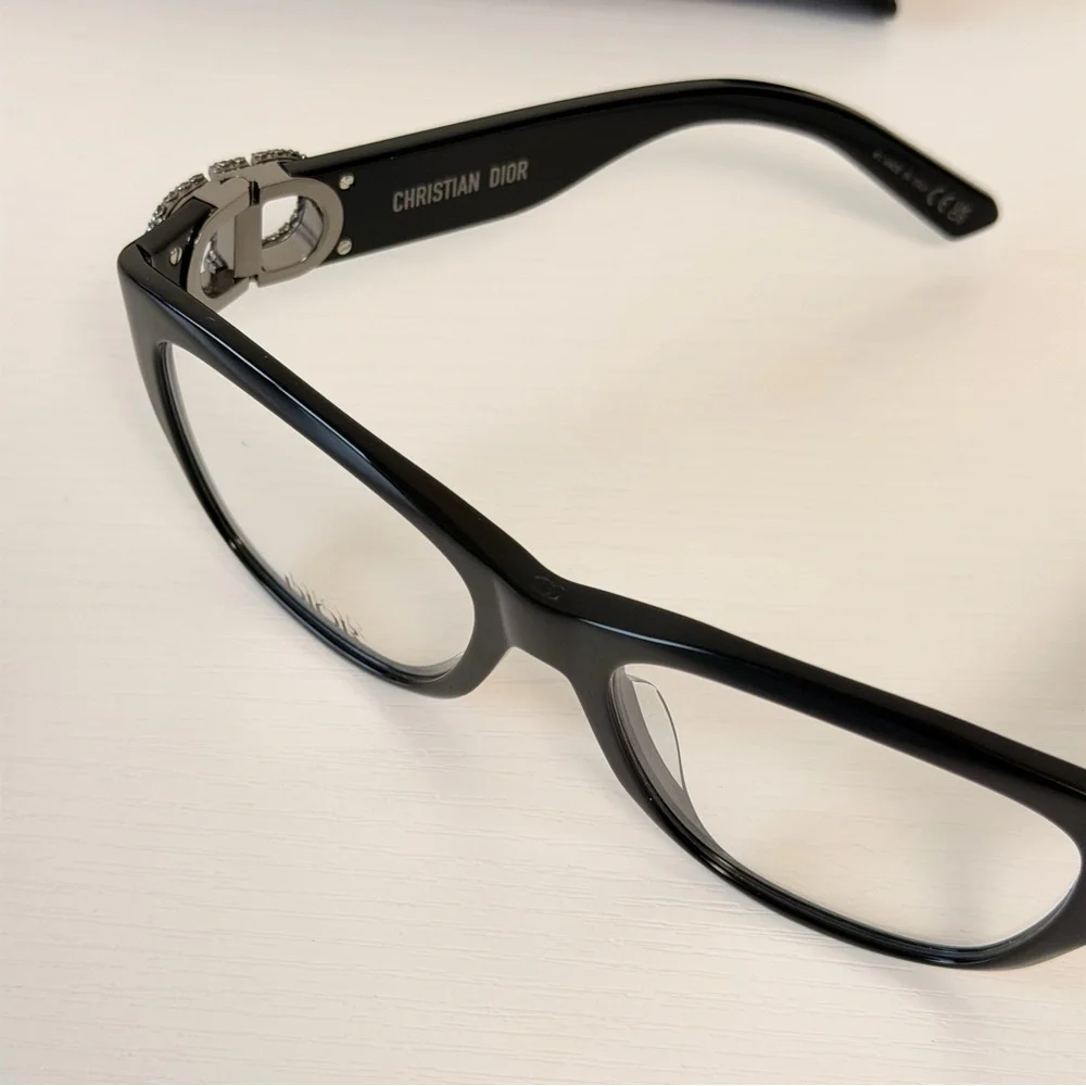 New! Dior Women's Black Eyeglasses, 30MontaigneO S4I 1400, Authentic